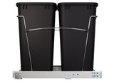 Rev-A-Shelf 35-Quart Plastic Soft Close Pull Out Trash Can