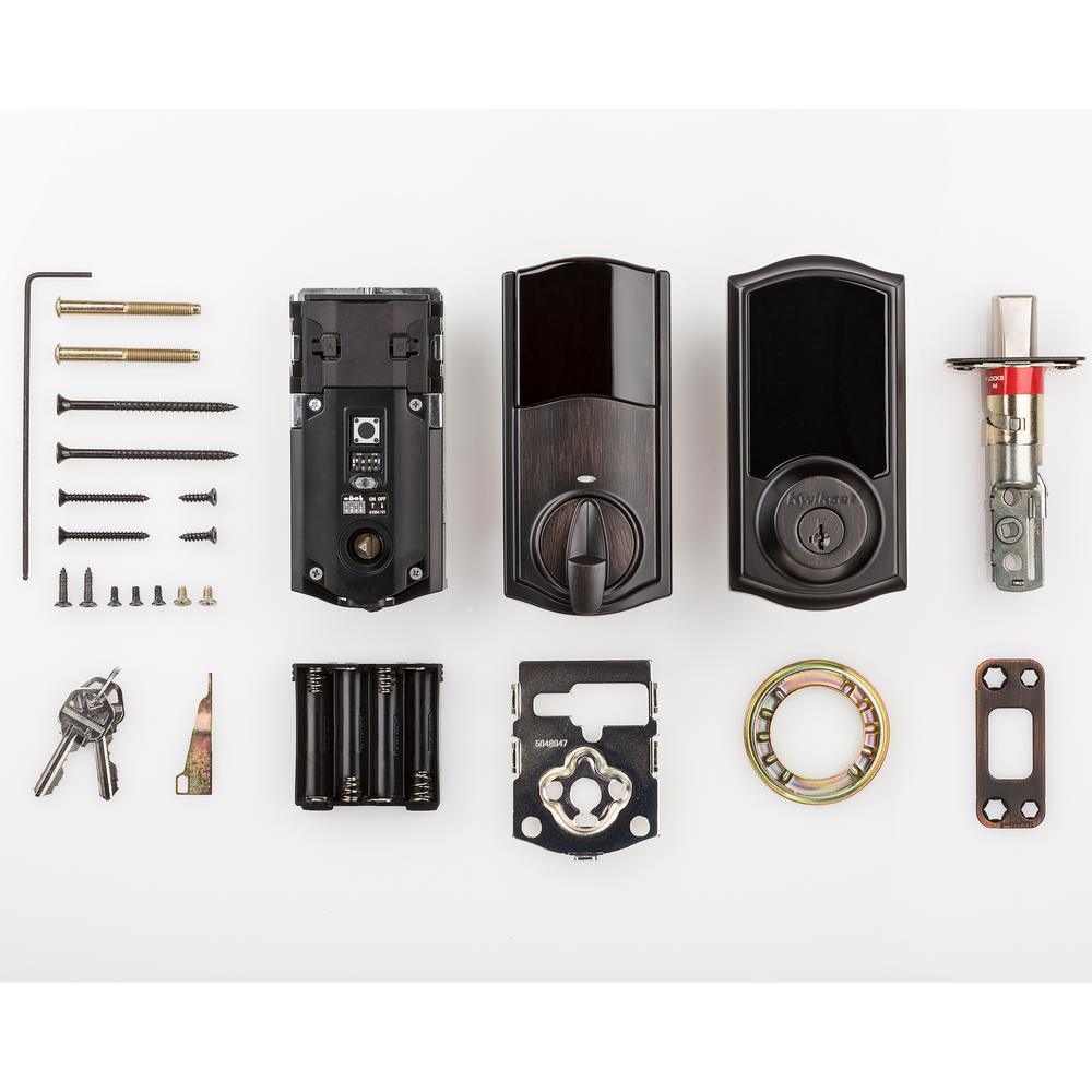 Z-Wave SmartCode 916 Touchscreen Venetian Bronze Single Cylinder Electronic Deadbolt Featuring SmartKey Security - Super Arbor