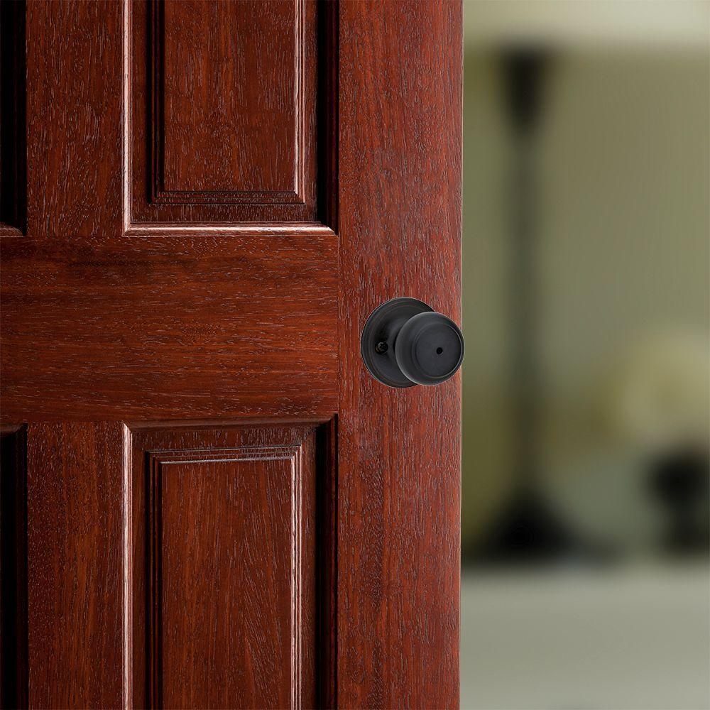 Cove Venetian Bronze Privacy Bed/Bath Door Knob - Super Arbor