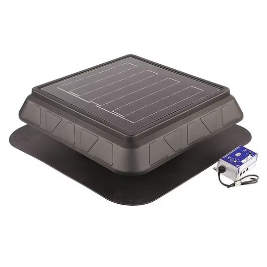 GAF MasterFlow Green Machine High-Power Solar Roof Vent, 750 CFM, PRSOLAR2