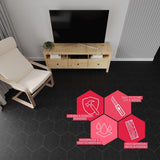 Lucida USA Dark Gray Solid 12-mil x 6-in W x 6-in L Waterproof Peel and Stick Vinyl Tile Flooring (21.5-sq ft/ Carton)