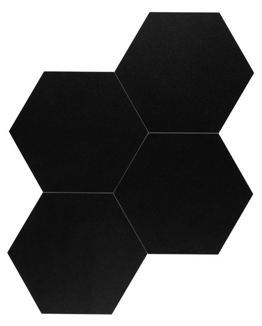 Lucida USA Black Solid 12-mil x 6-in W x 6-in L Waterproof Peel and Stick Vinyl Tile Flooring (21.5-sq ft/ Carton)