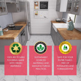 Lucida USA White Marble Look 12-mil x 6-in W x 6-in L Waterproof Peel and Stick Vinyl Tile Flooring (0.6-sq ft/ Piece)
