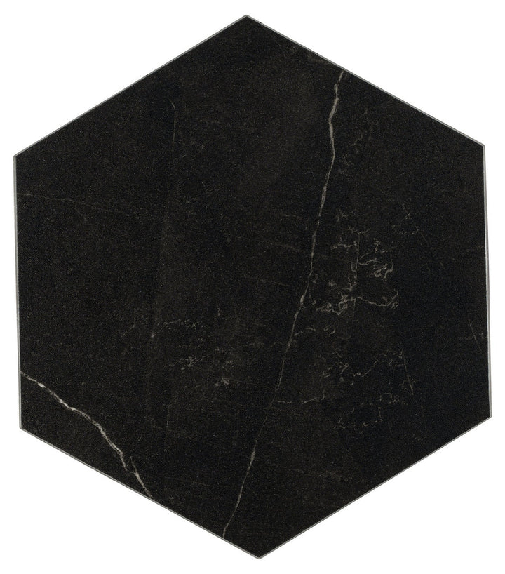 Lucida USA Black Marble Look 12-mil x 6-in W x 6-in L Waterproof Peel and Stick Vinyl Tile Flooring (0.6-sq ft/ Piece)