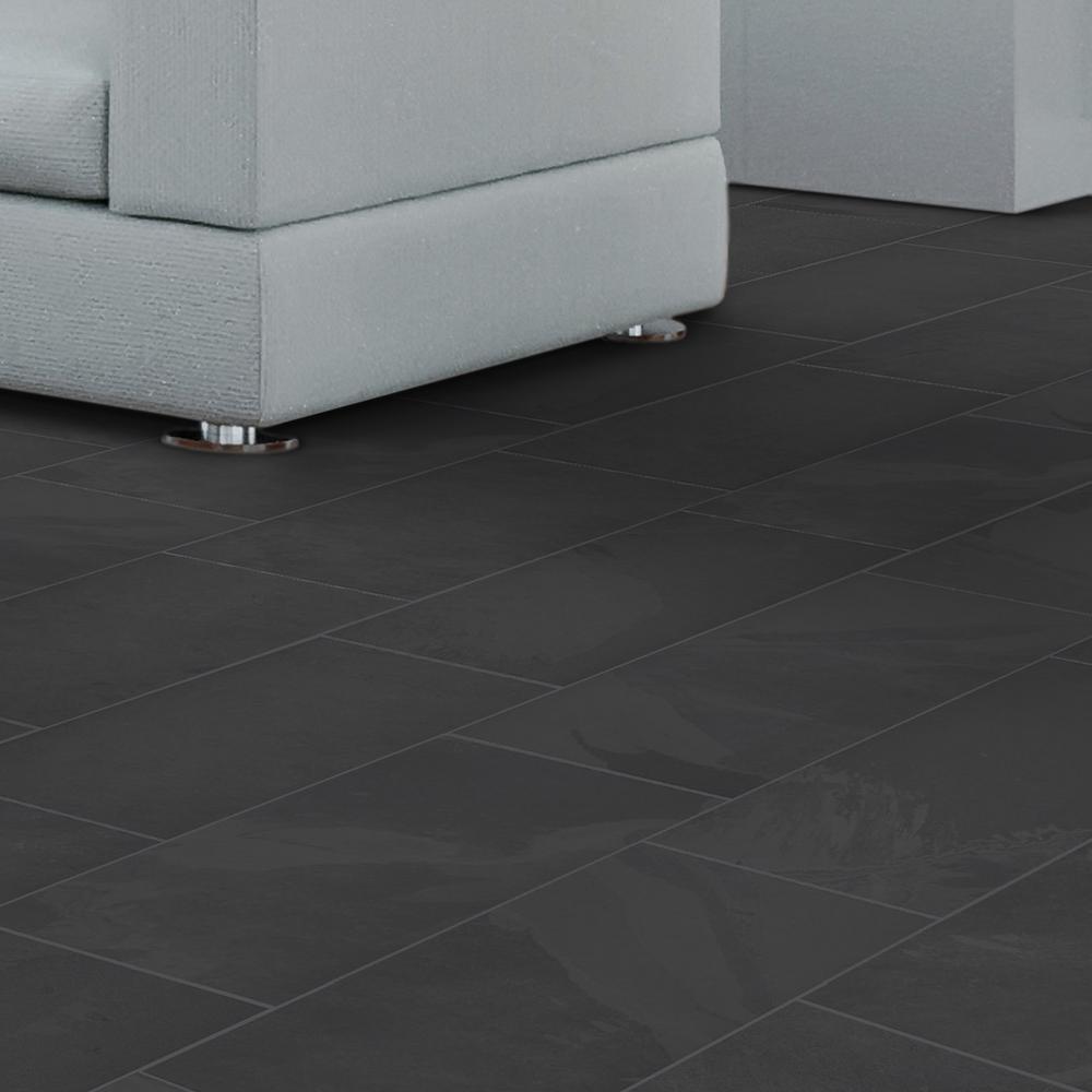 Galactic Slate 12 in. x 24 in. Porcelain Floor and Wall Tile (435.84 sq. ft. / pallet) - Super Arbor
