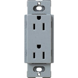 Claro 15 Amp Duplex Outlet, White - Super Arbor