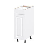 Project Source Cheyenne White 12-in W x 34.5-in H x 24.56-in D White 1-Drawer Base Ready To Assemble Cabinet (Raised Panel Square Style)