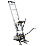 Tie Down TranzPorter TP250 Roofing Platform Ladder Hoist with Lifan Engine, 28–44 ft Reach, 250 lb Capacity