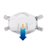 3M 8233 N100 Disposable Sanding & Fiberglass Valved Respirator