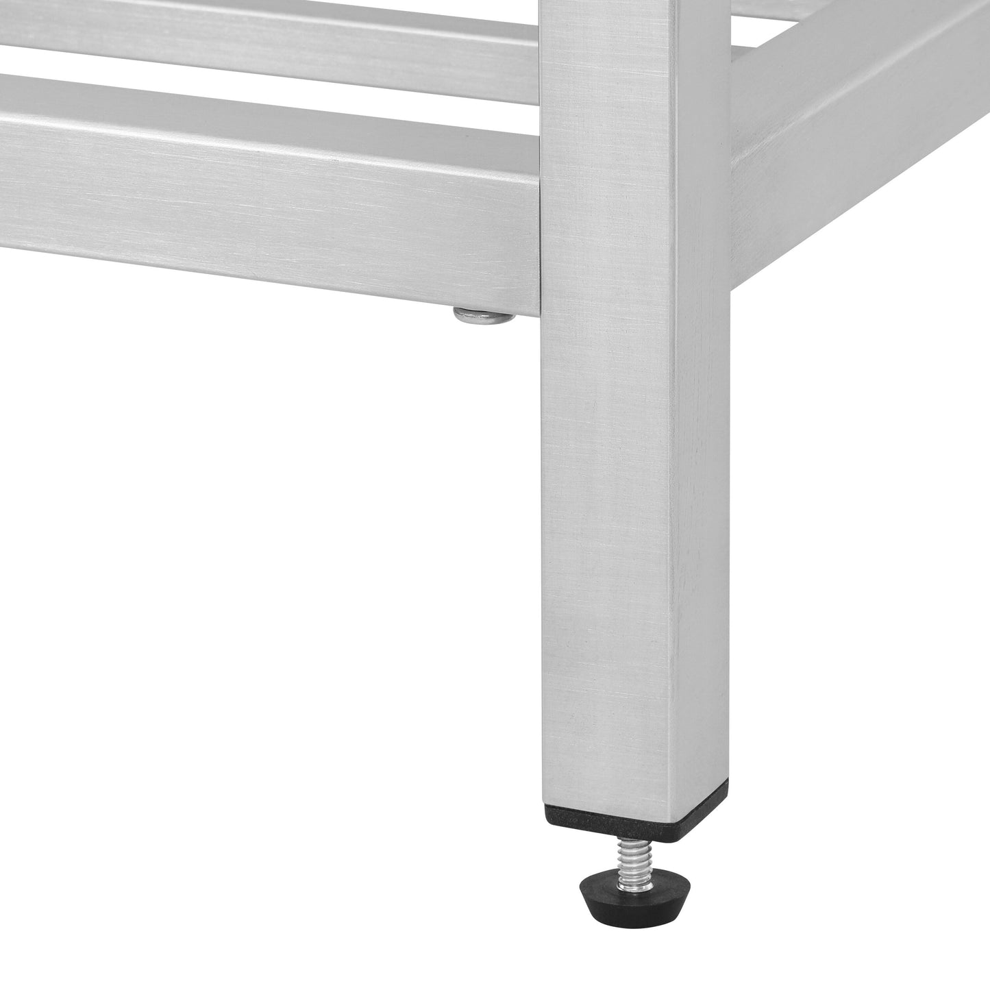 Style Selections Stainless Steel Freestanding Laundry Sink with Faucet - 22x25 Inch