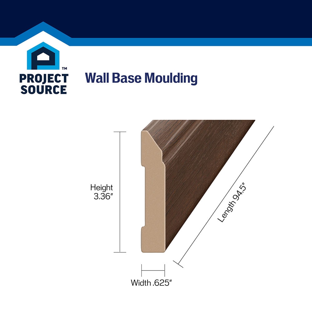 SimpleSolutions 3.3-in x 94.5-in Trenton Oak MDF Floor Base