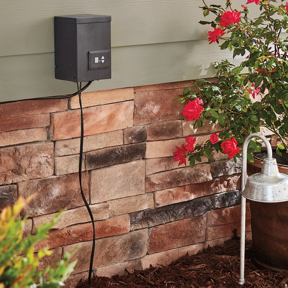 Portfolio 120-Watt Multi-Tap Landscape Lighting Transformer with Digital Timer