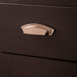 Hickory Hardware Velocity 3-in or 3-3/4-in (96mm) Center to Center Polished Nickel Arch Cup Drawer Pull