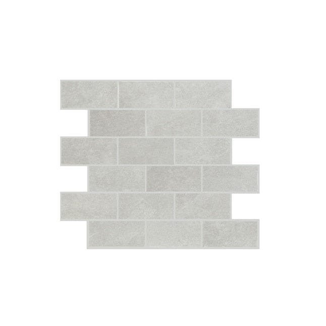GBI Tile & Stone Inc. Dove Grey Matte 12-in x 12-in Matte Porcelain Brick Floor and Wall Tile (0.93-sq. ft/ Piece)
