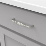 Hickory Hardware Williamsburg 5-1/16-in (128mm) Center to Center Stainless Steel Rectangular Handle Drawer Pull