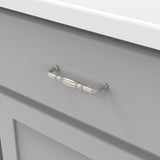 Hickory Hardware Williamsburg 3-3/4-in (96mm) Center to Center Stainless Steel Rectangular Handle Drawer Pull