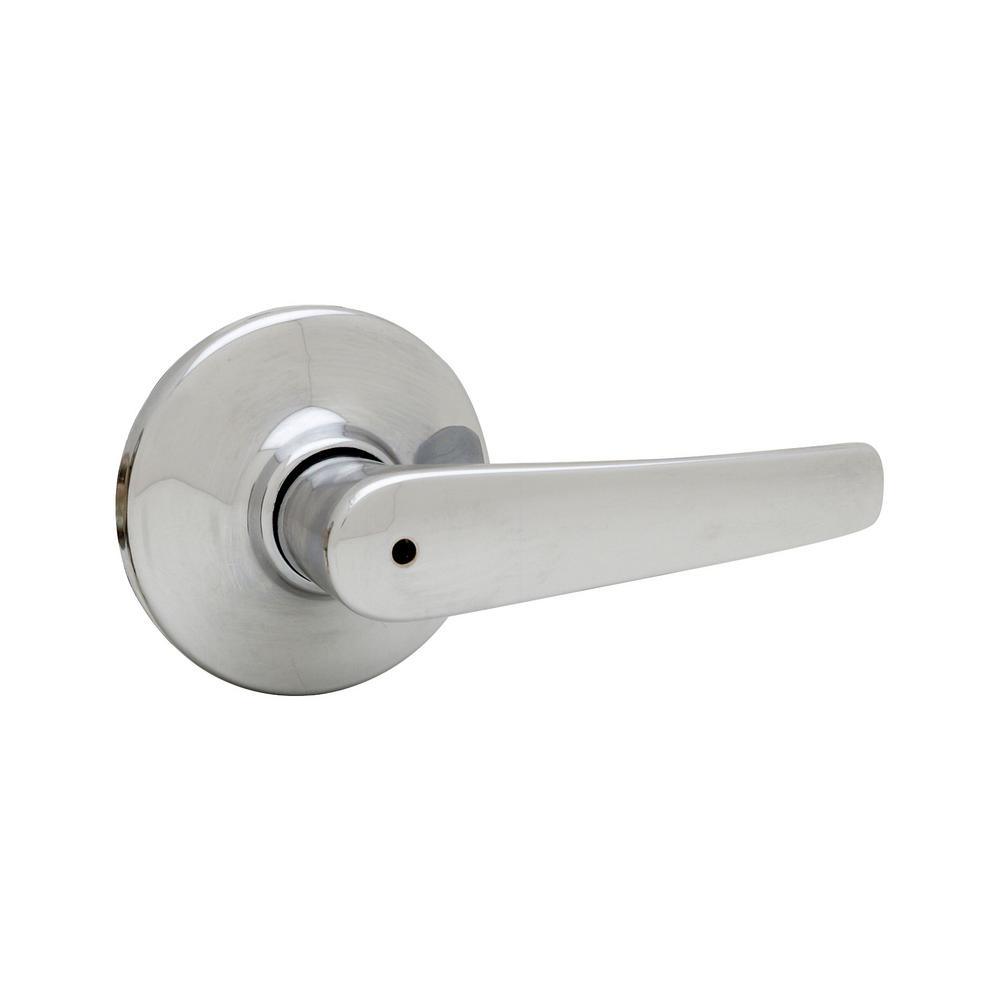 Delta Satin Chrome Privacy Bed/Bath Door Lever - Super Arbor
