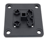 Infinity Euro 4-ft H Black Composite Fence with Post Cap