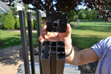 Infinity Euro 8-ft H Black Composite Fence with Post Cap