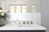 Satori Hudson Brilliant White 4-in x 12-in Glossy Ceramic Subway Wall Tile (0.32-sq. ft/ Piece)
