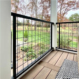 Wild Hog 2/5-in x 60-in x 72-in Black Metal Rectangular Railing Panel