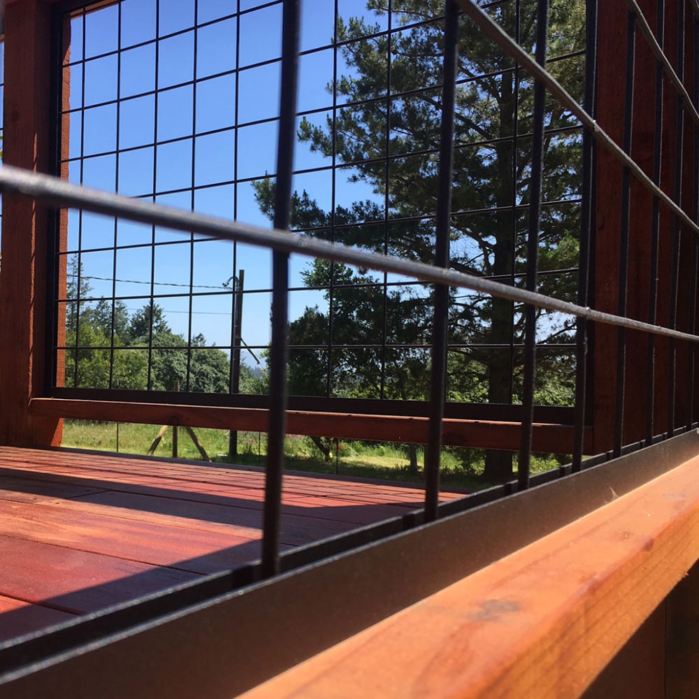Wild Hog 8-ft x 36-in Black Zinc Primed Powder Coated Metal Deck Rail Kit