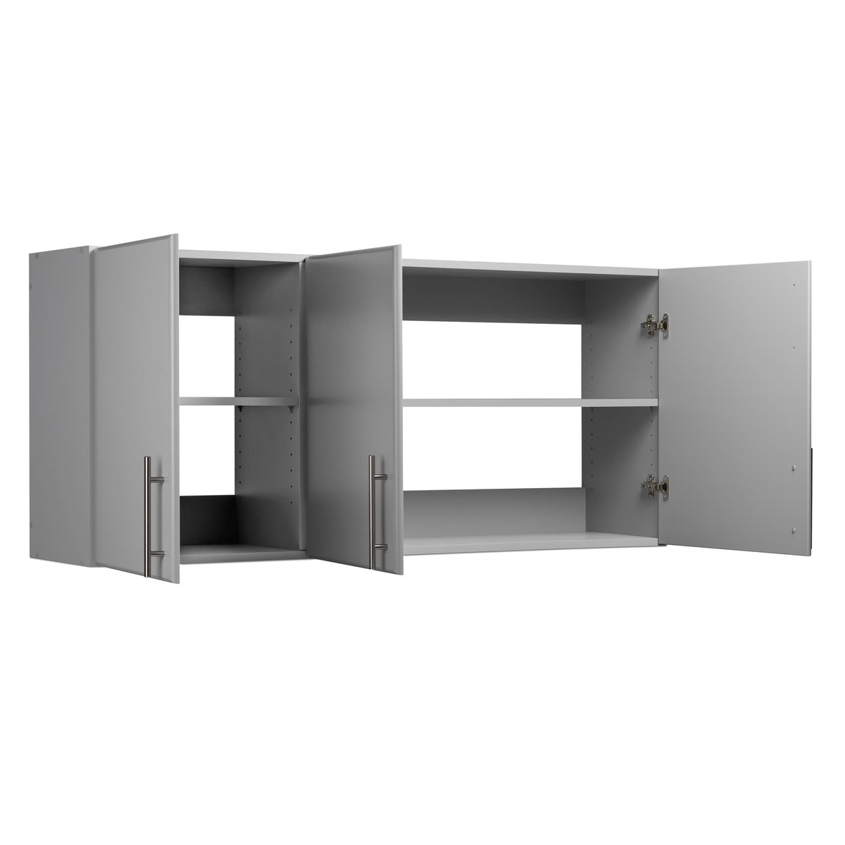 Prepac Elite 54-in W x 24-in H Wood Composite Light Gray Wall-mount Utility Storage Cabinet
