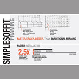 Armstrong Ceilings 1.5-in W x 72-in L x 1.25-in D SimpleSoffit Galvanized Steel Wall Framing Stud