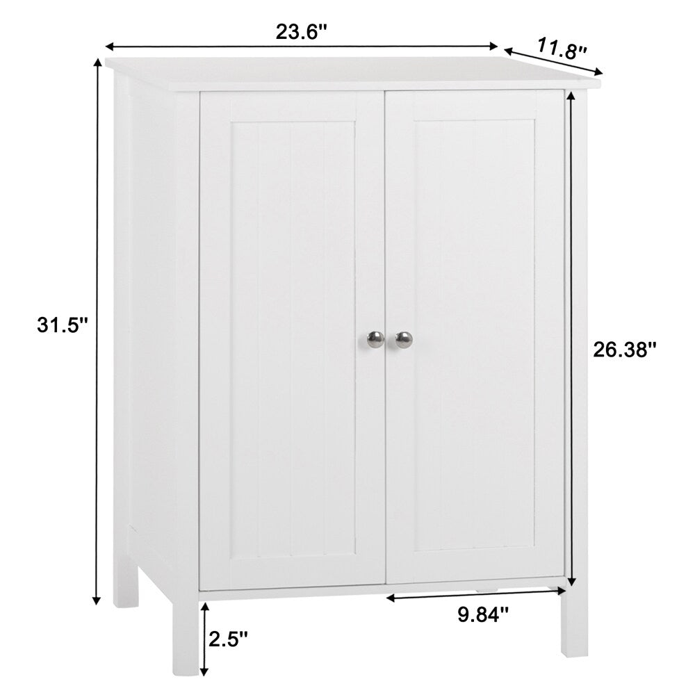 Winado 23.6-in W x 31.5-in H 2-Tier Freestanding Mdf Bag Organizer