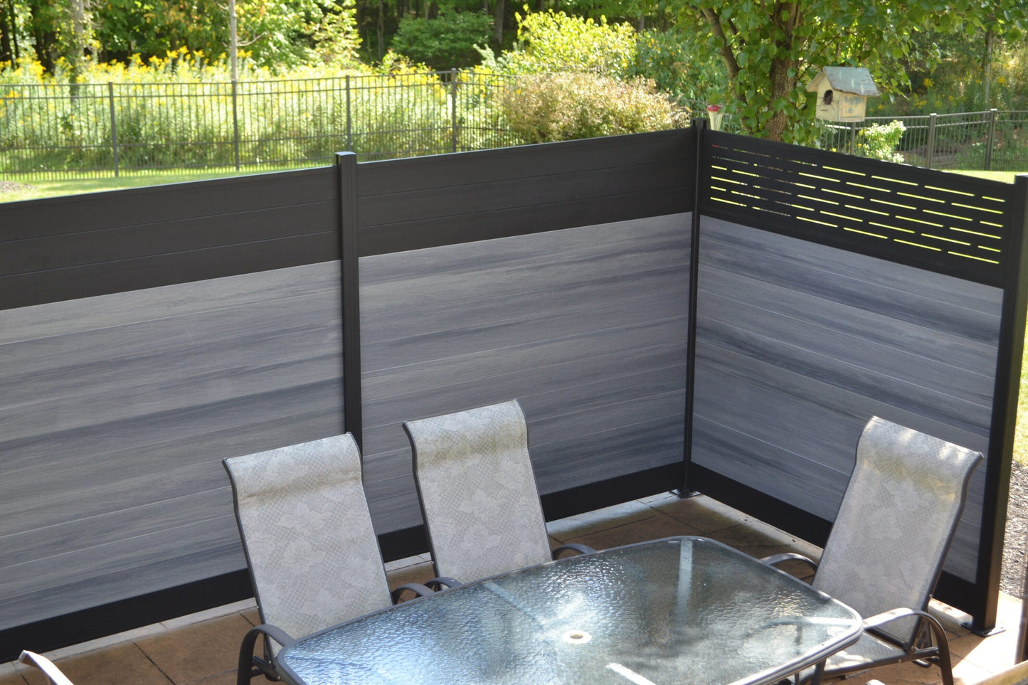 Infinity Euro Euro Fence 6-ft H Oxford Grey Composite Fence Picket