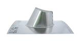 Selkirk Gas Vent Flashing, 17-in W x 15-in L, Silver 28-Gauge Galvanized Steel Step Flashing