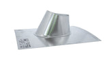 Selkirk Gas Vent Flashing, 17-in W x 15-in L, Silver 28-Gauge Galvanized Steel Step Flashing