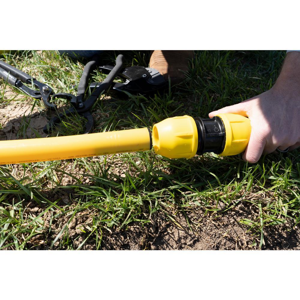 1/2 in. IPS x 500 ft. DR 9.3 Underground Yellow Polyethylene Gas Pipe - Super Arbor