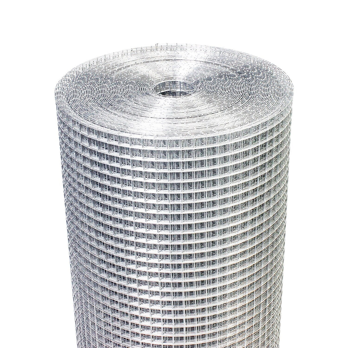 Bybafun 100-ft x 5-ft Silver Metal Hardware Cloth Rolled Fencing with Mesh Size 1/2-in x 1/2-in