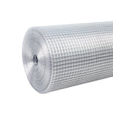 Bybafun 100-ft x 5-ft Silver Metal Hardware Cloth Rolled Fencing with Mesh Size 1/2-in x 1/2-in