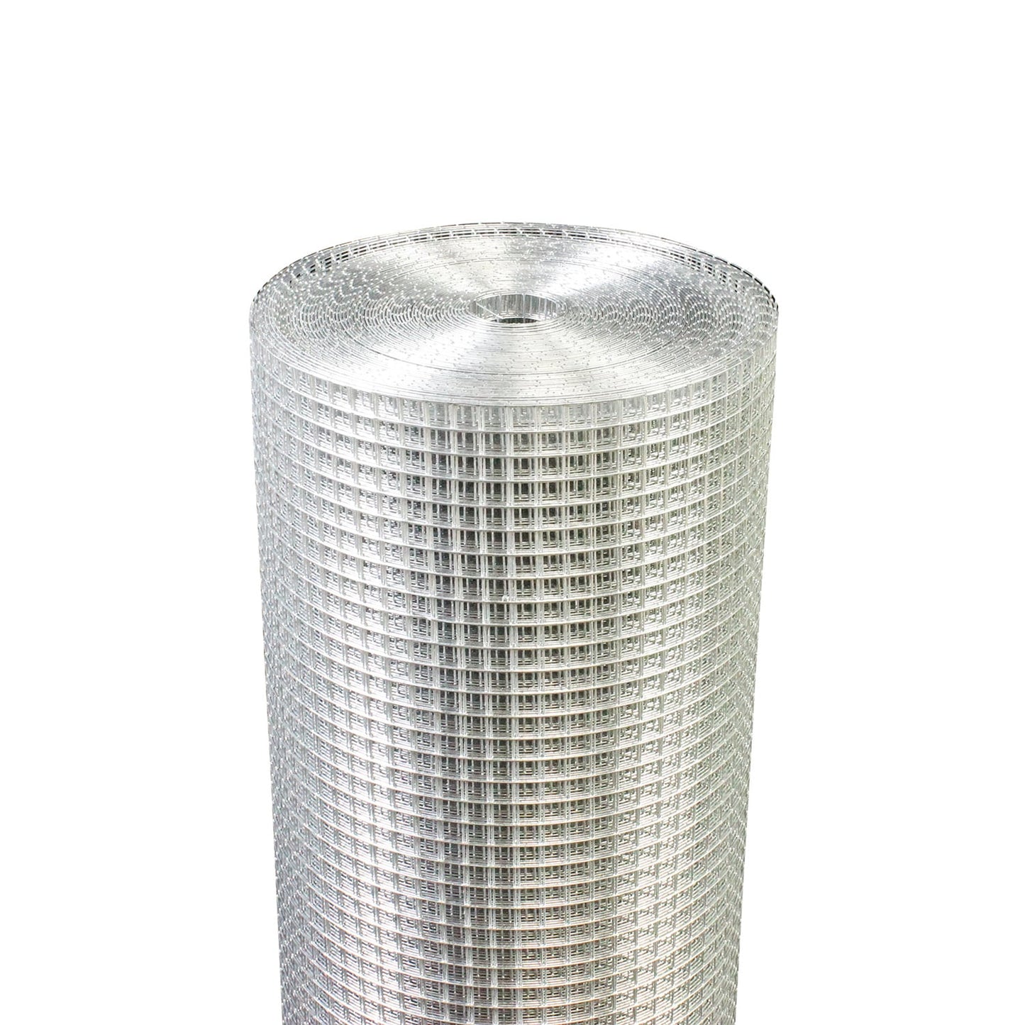 Bybafun 100-ft x 4-ft 23-Gauge Silver Metal Hardware Cloth Rolled Fencing with Mesh