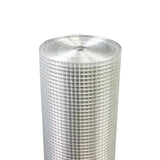 Bybafun 100-ft x 4-ft 23-Gauge Silver Metal Hardware Cloth Rolled Fencing with Mesh Size 1/4-in x 1/4-in