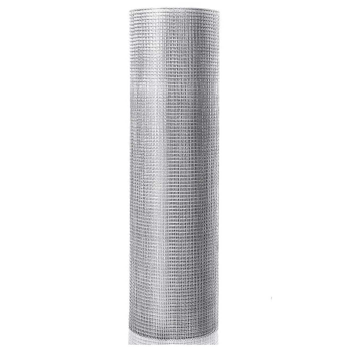 Bybafun 100-ft x 5-ft Silver Metal Hardware Cloth Rolled Fencing with Mesh Size 1/2-in x 1/2-in