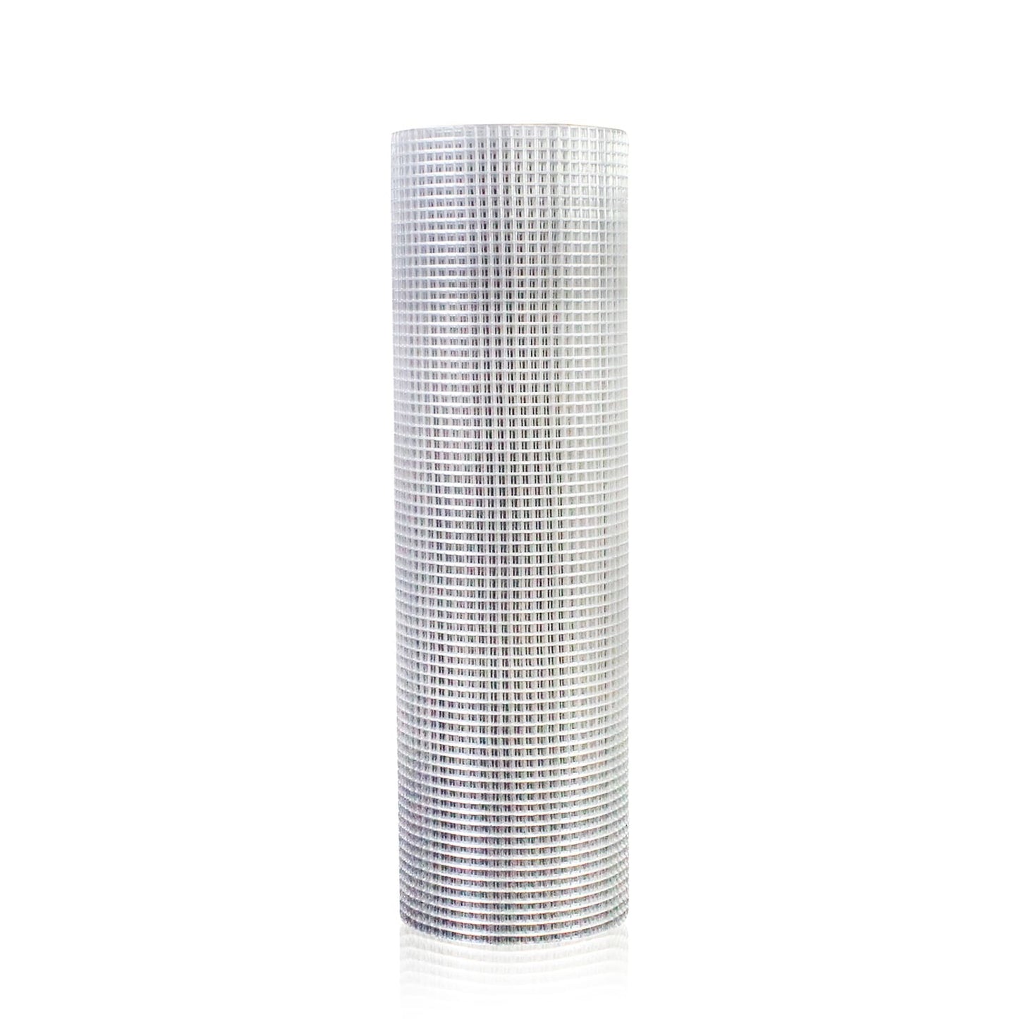 Bybafun 100-ft x 4-ft 23-Gauge Silver Metal Hardware Cloth Rolled Fencing with Mesh