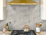 Apollo Tile (Sample) Sparta Wooden Beige 4-in x 4-in Polished Marble Wood Look Floor and Wall Tile