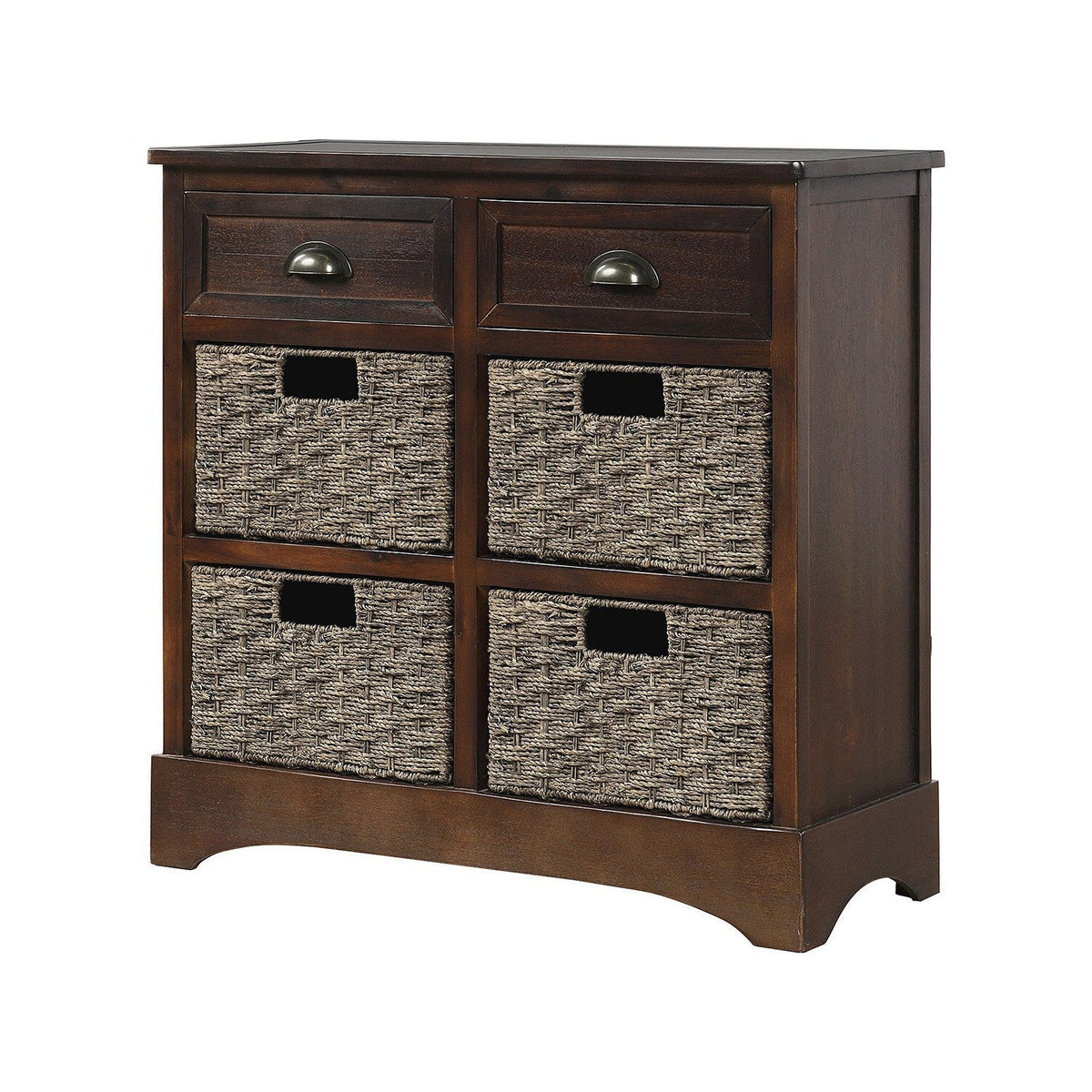 GZMR 28-in W x 28-in H Wood Espresso Freestanding Utility Storage Cabinet