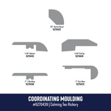 Bruce Forest Rain Calming Tea 0.375-in T x 2-in W x 94-in L Wood Veneer with Vinyl Core T-moulding