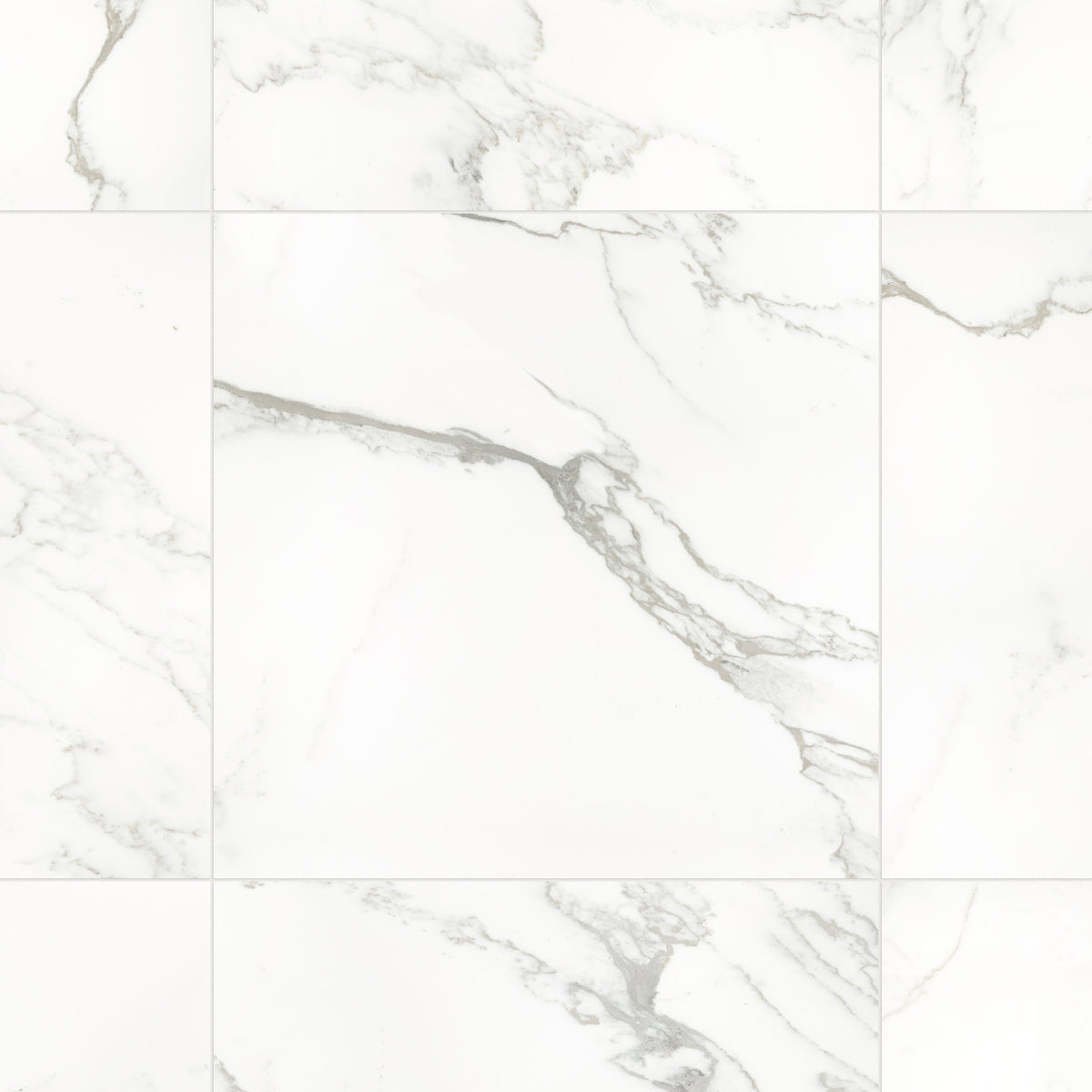 STAINMASTER Calacatta Oro 24-in x 24-in Polished Porcelain Marble look Floor and Wall Tile product image