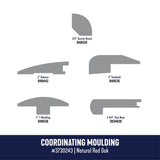 Bruce Natural 0.5-in T x 2-in W x 78-in L Solid Wood T-moulding