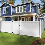 Freedom 8-ft H x 5-in W White Vinyl Corner Fence Post (Assembled)