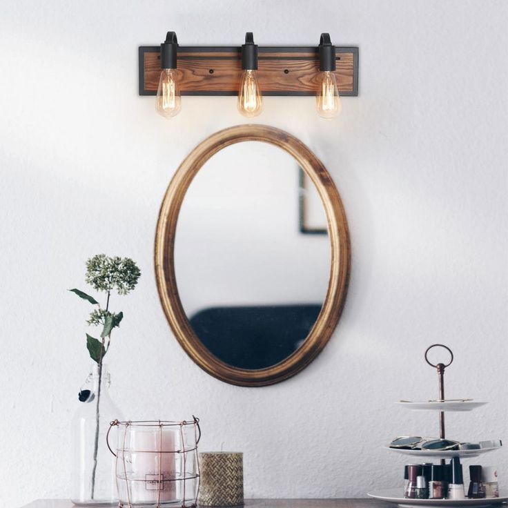 Wayner 3-Light Black Rustic Bathroom Vanity Light Water Pipe Wall Sconce