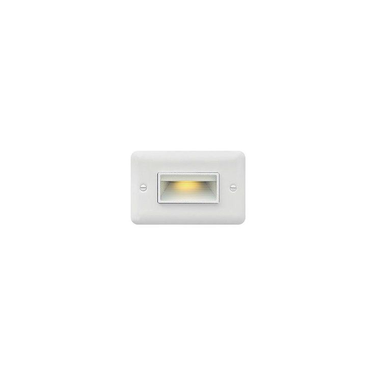 120-Volt 4-Watt Horizontal Satin White LED Luna Step Light