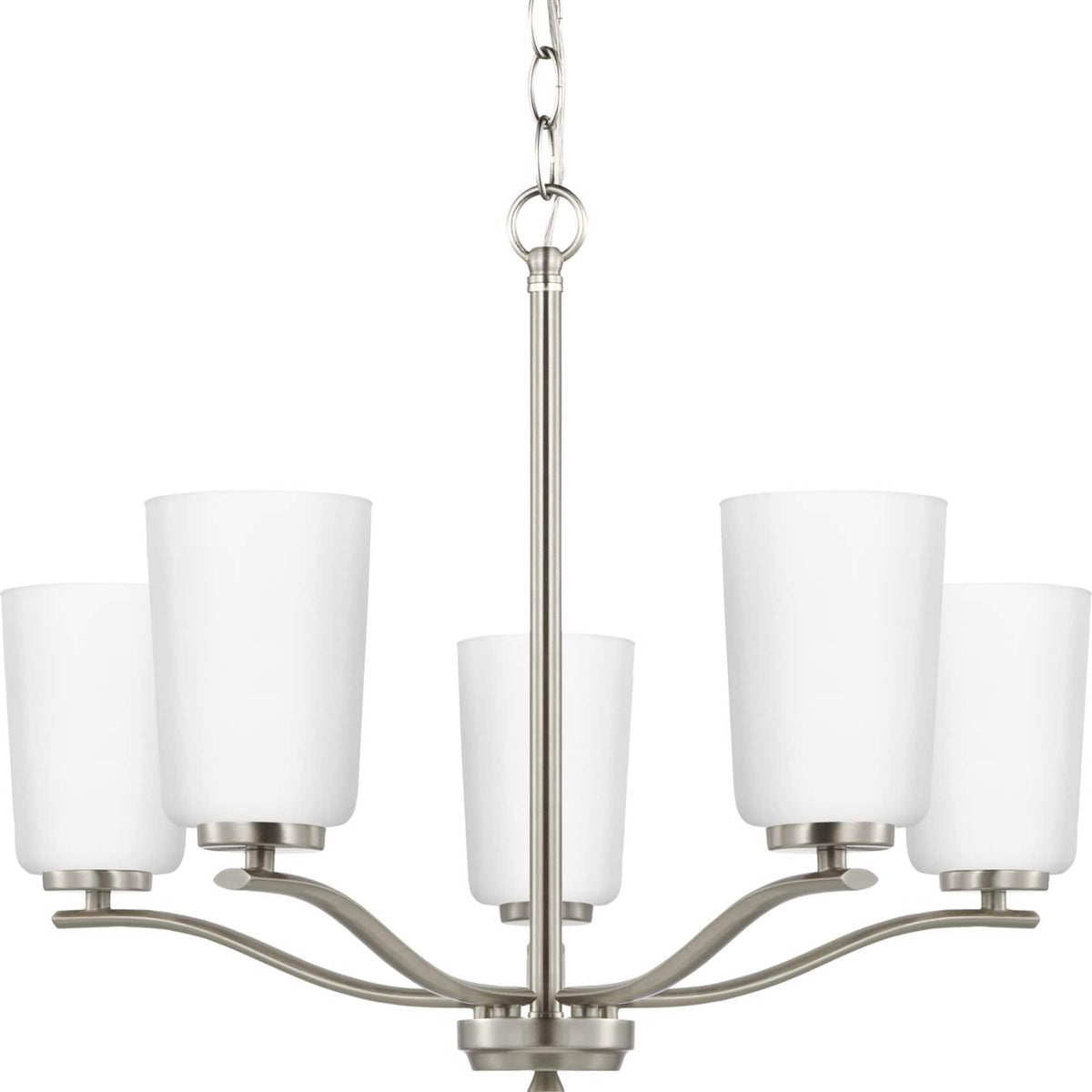 Progress Lighting Adley 5-Light Brushed Nickel Transitional Chandelier