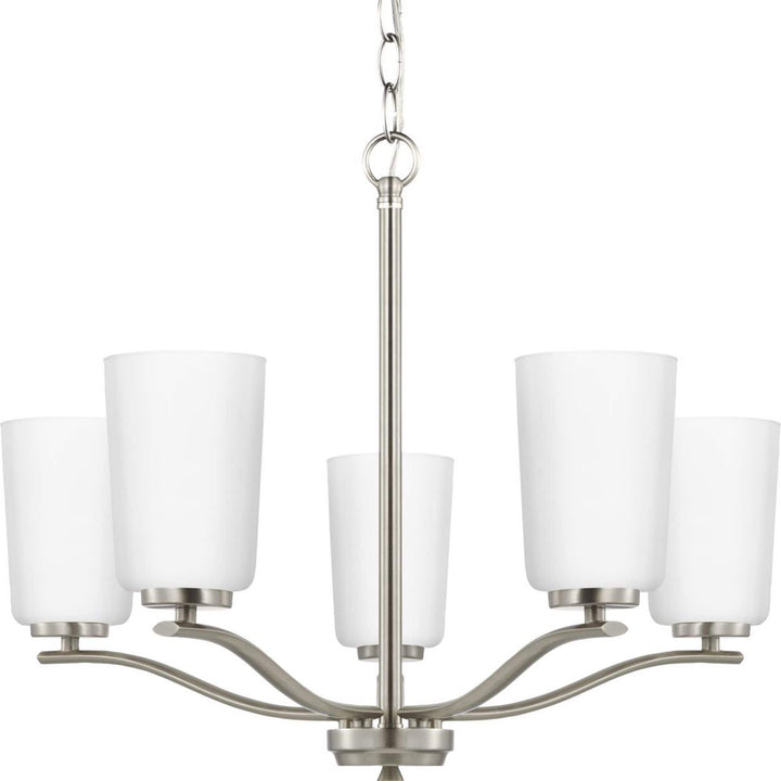 Progress Lighting Adley 5-Light Brushed Nickel Transitional Chandelier