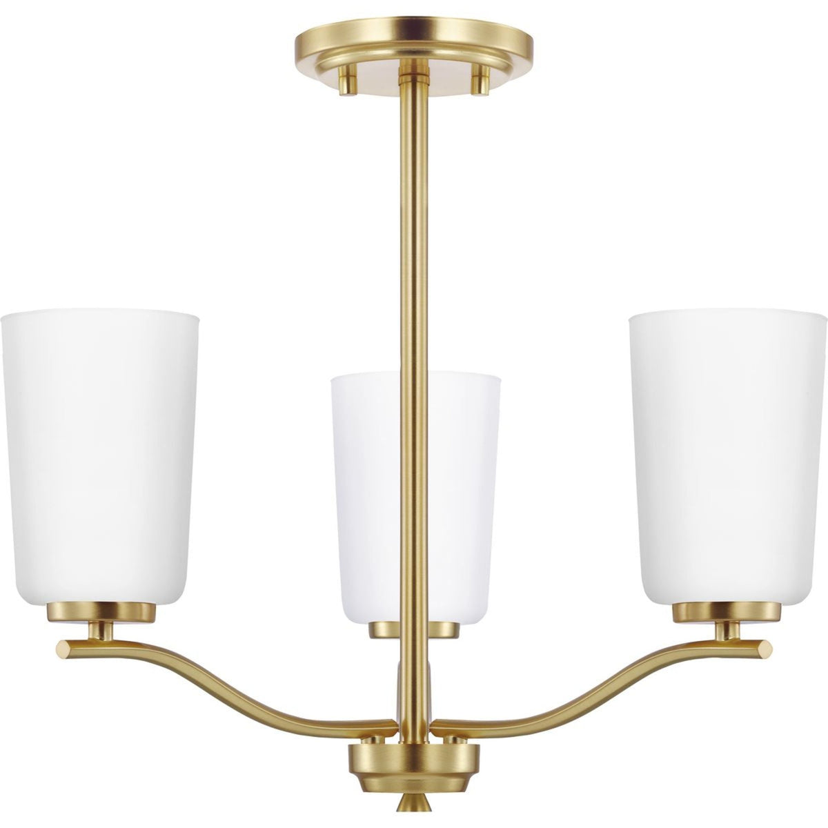 Progress Lighting Adley 3-Light Satin Transitional Chandelier